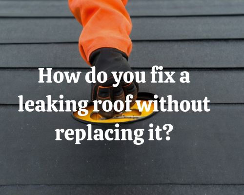 repairing a roof with replacing