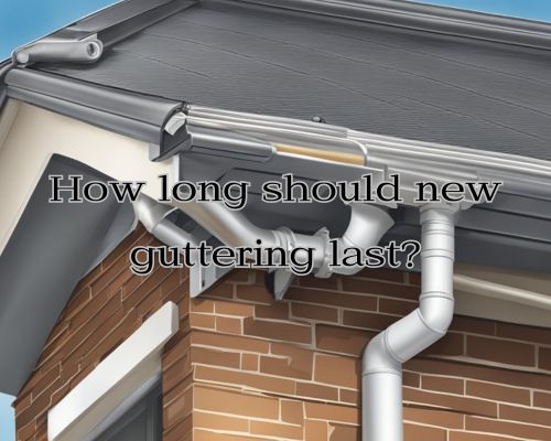 A brand new guttering system should last for at least 20 years
