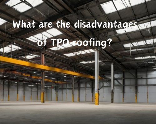 a roof with colorless parts
