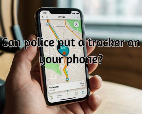 a tracker on a phone