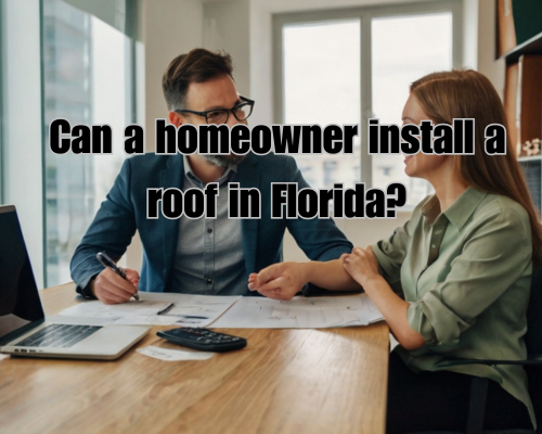 an owner coordinating for roofing works