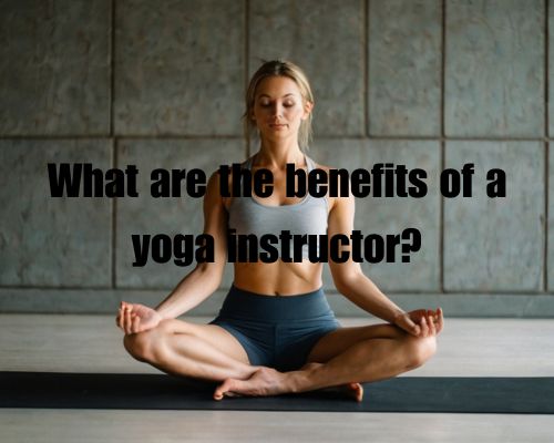 a yoga instructor doing yoga