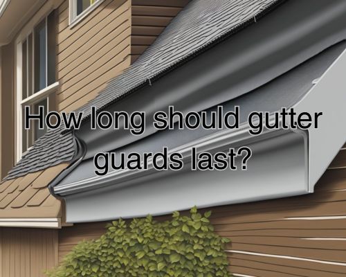 A sturdy gutter guard withstands years of rain and debris, showing signs of wear and tear but still effectively protecting the gutters