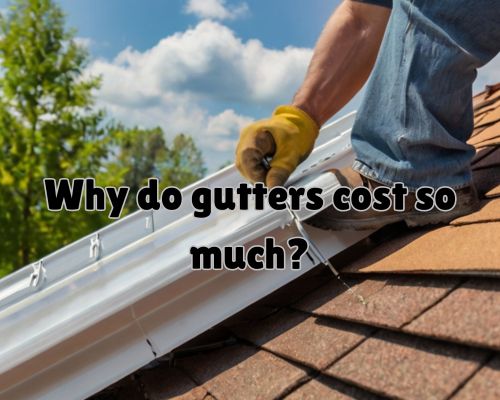a costly gutter installed