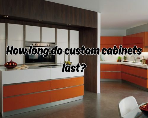 a newly built customized cabinetry