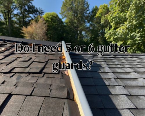 a roof with good guttering