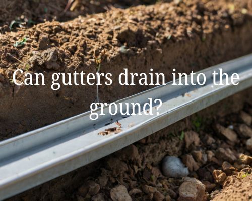 under ground drain