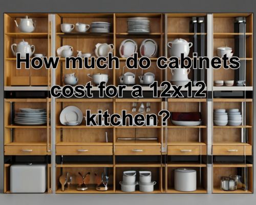 a 12x12 kitchen cabinet
