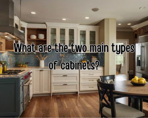 a custom-made kitchen cabinet
