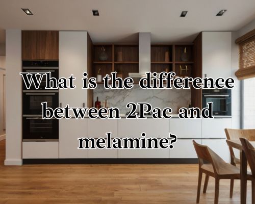 a kitchen with 2pac cabinetry