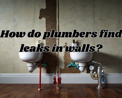 a plumbing leak over walls