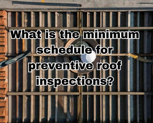 a preventive roof inspection activity