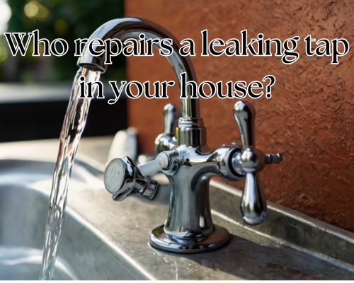 a repaired water tap
