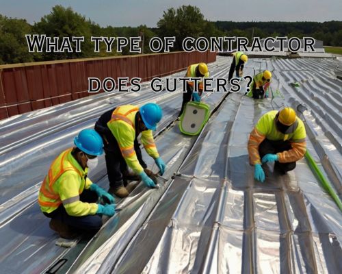 a roofing contractor working on roofing