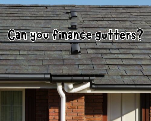 a roof guttering in a home