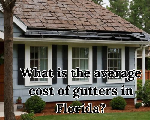 a home with damage guttering