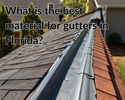 a metal type of guttering