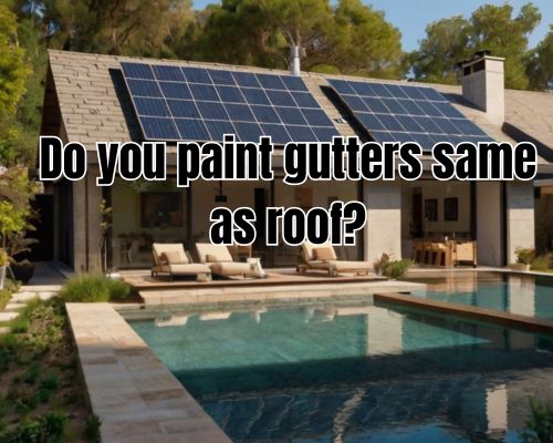 same color gutterings