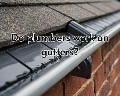 a guttering worked by a roof plumber
