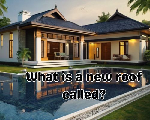 a home with new and good roofing