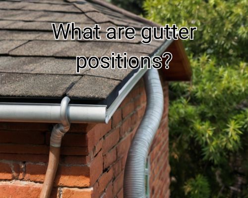 a neatly installed guttering