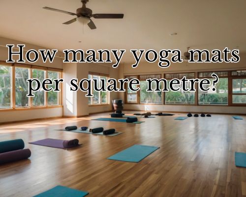 a yoga studio with multiple yoga mats